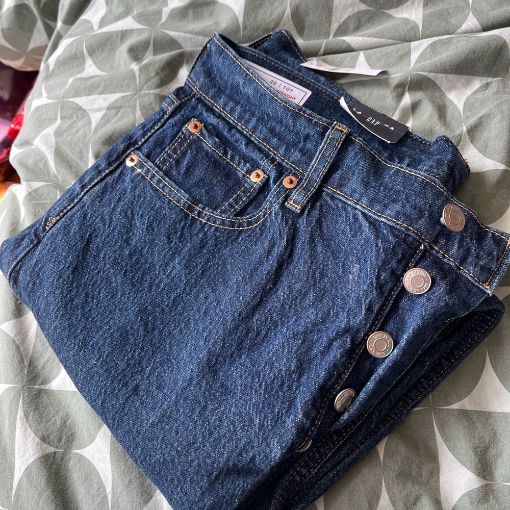 GAP Cheeky Straight High Rise NWT